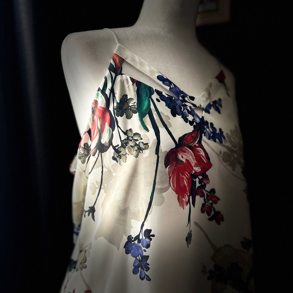Express Floral Camisole in Red, Blue, and Green